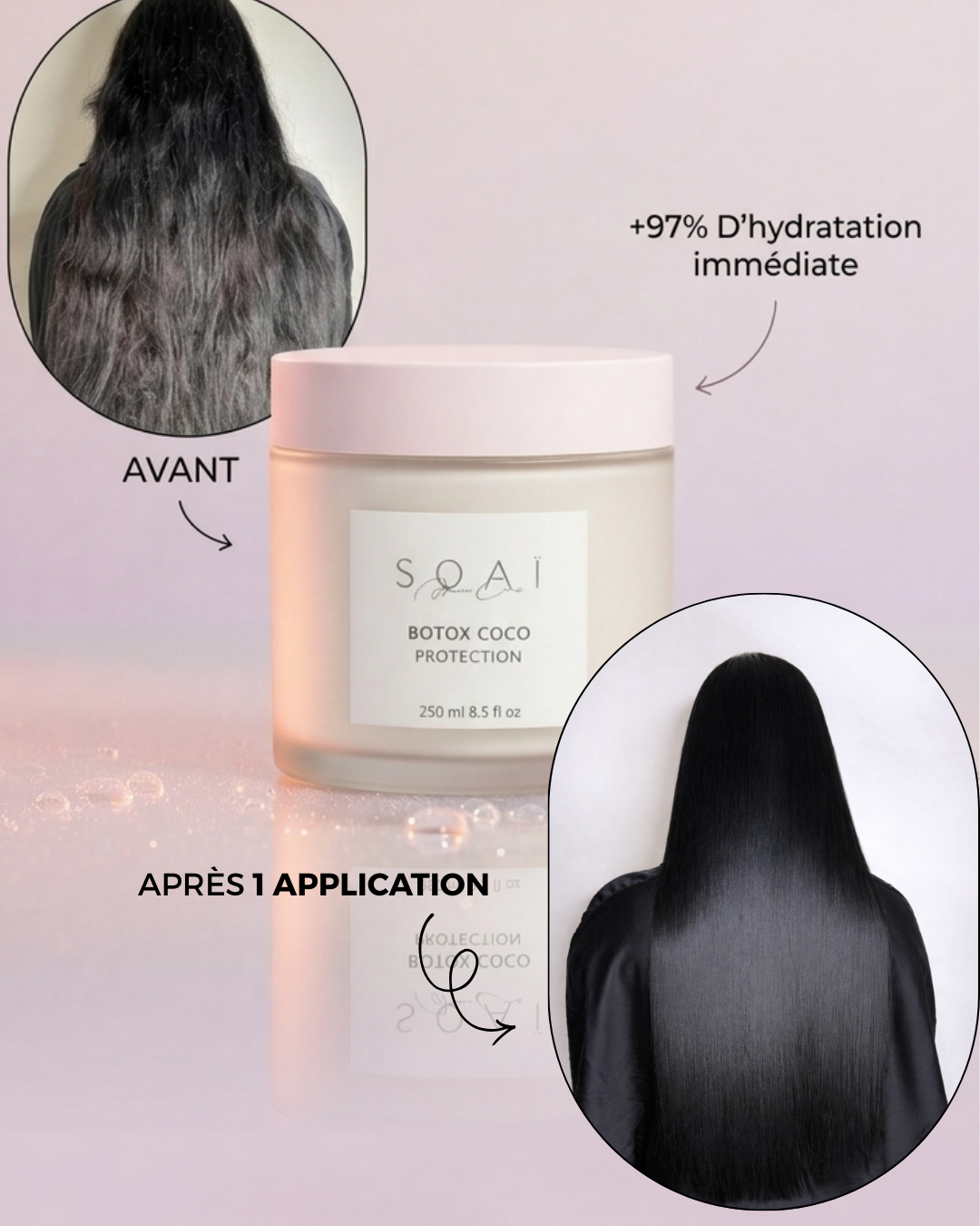 Botox Coco Soaï – Soin Réparateur Intense pour Cheveux Abîmés